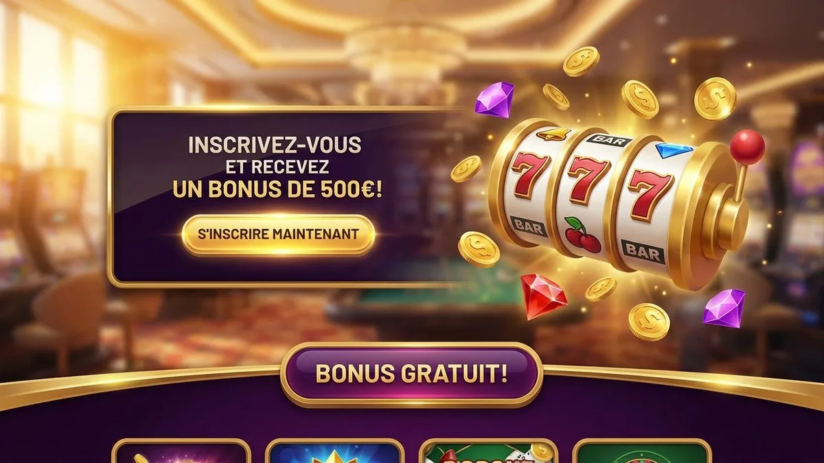 Inscription avec bonus